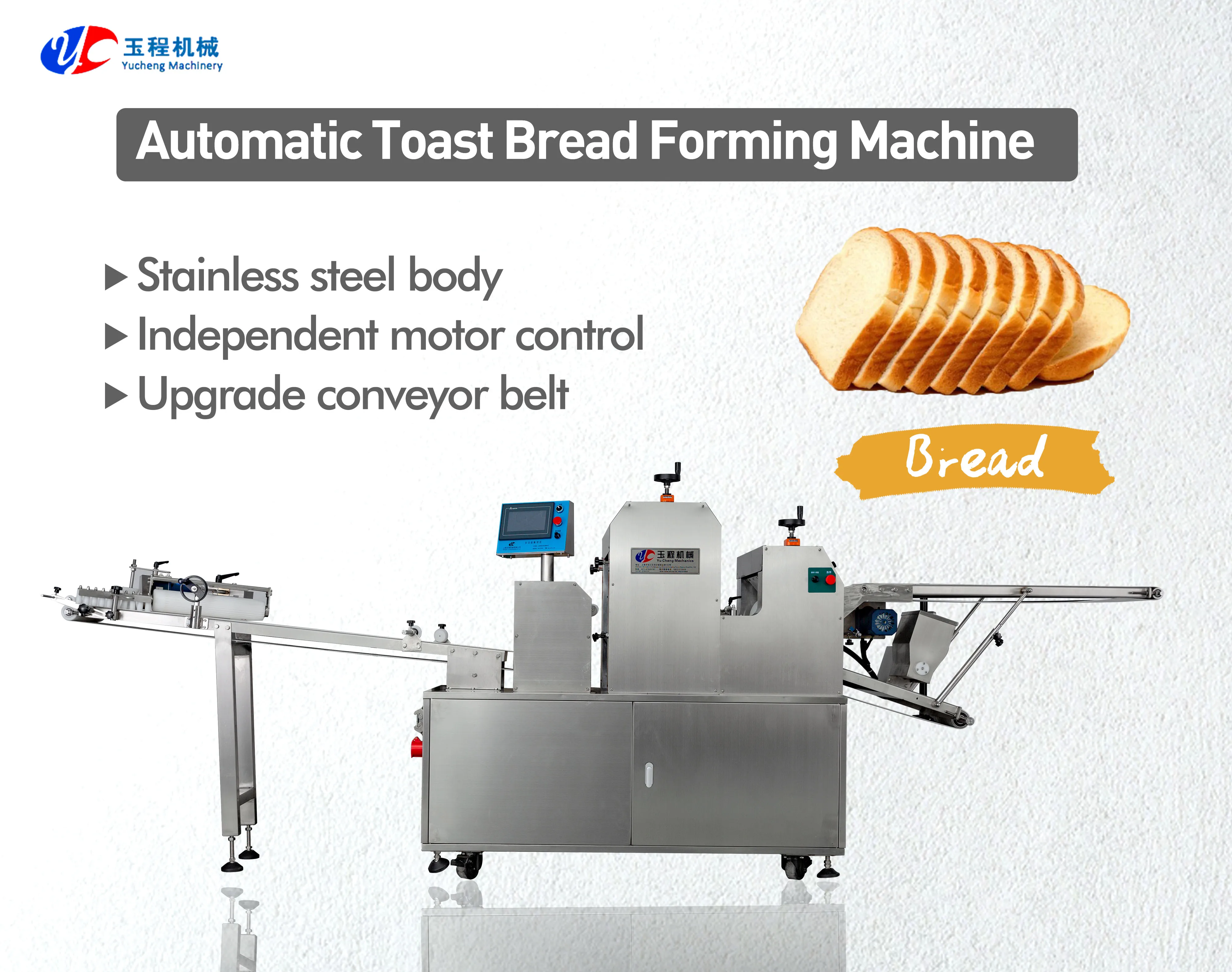 2021 High Productivity Automatic Industrial <a class='inkey' style='color:blue' href='https://www.yuchengequip.com/bread' target='_blank'>Bread</a> Making Machines Bread Maker Machine details