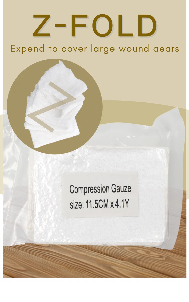 Anthrive Oem Medical Disposable White 100cotton Emergency Breathable Sterile Fluff Kerlix Wound