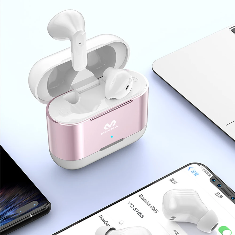 Veaqee Wireless 4 Earplugs in Ear Audifonos Earphone Tws Earbuds Wireless Earphone for iphone 14