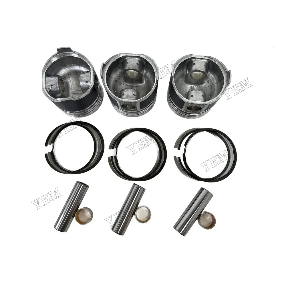 Cylinder Piston Kit With Ring Suitable for Mitsubishi L3C Engine Repair Kit 3