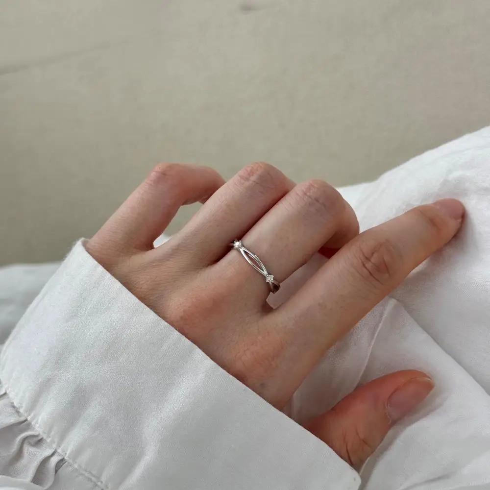 KAKODIY Drop Shipping Knot Ring Women Wedding Engagement 925 Sterling Silver Ring detail 5