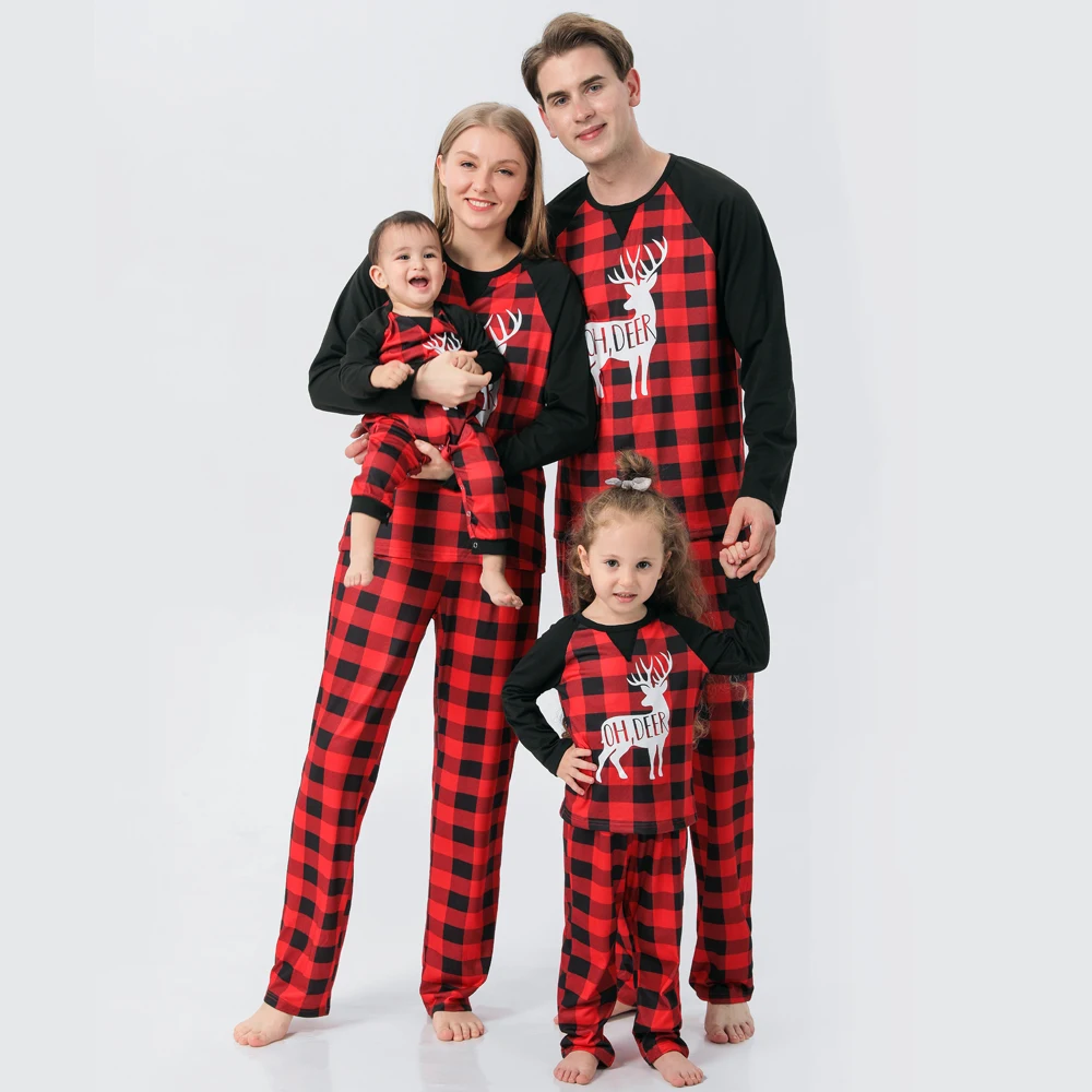 Pijamas A Juego Para Toda La Familia,A La Moda,Personalizados,2021 - Buy Navidad Familia Pijamas,2021 Pijama De Navidad,Pijama De De on Alibaba.com