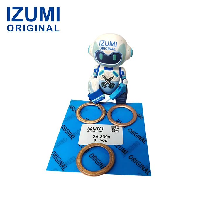 Gasket Panci Oli Asli IZUMI 2A-3398 2A3398, Tebal 2,04 mm, Suku Cadang Mesin Konstruksi
