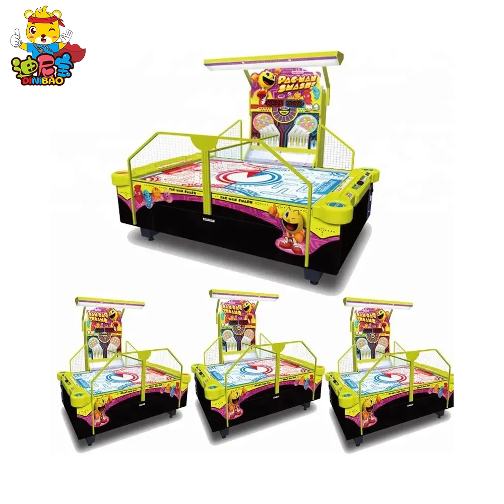 디니바오 팩맨 스매시 코인 오퍼레이티드 에어 하키 테이블 티켓 교환 게임기 판매