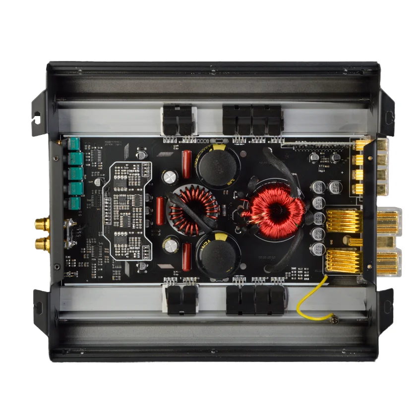 D600 Monoblock Car Amplifier 600W Class D with Line Controller for Car Audio Featuring Crossovers