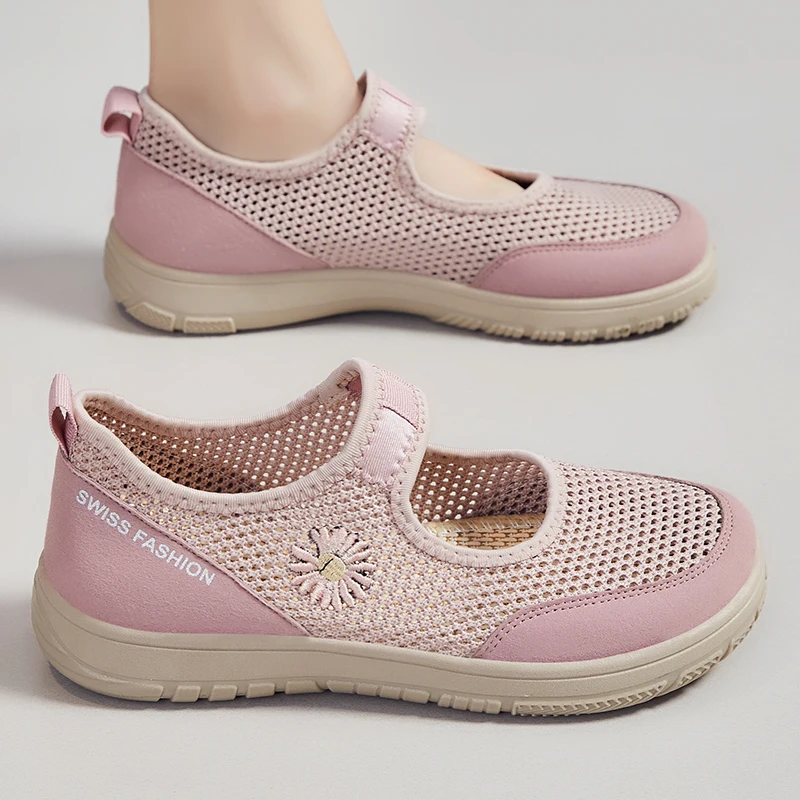 New Style Fashion pink Juta Walking Style Shoes Girl Low Price