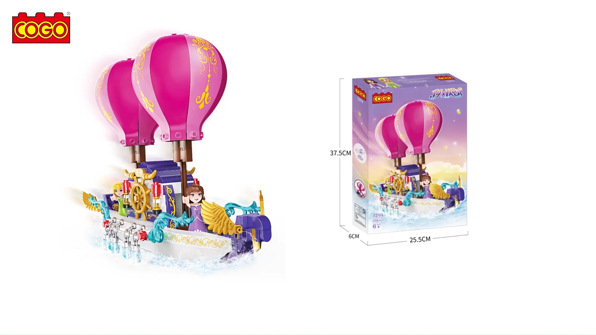 COGO Hot Selling Fashion Girls Bricks Kids Construction Building Blocks Toys