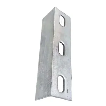 Wholesale 160MM Hot Rolled Galvanized V-Shaped Bracket Perforated Slotted Bar with Punch Holes for Construction Cable Trays