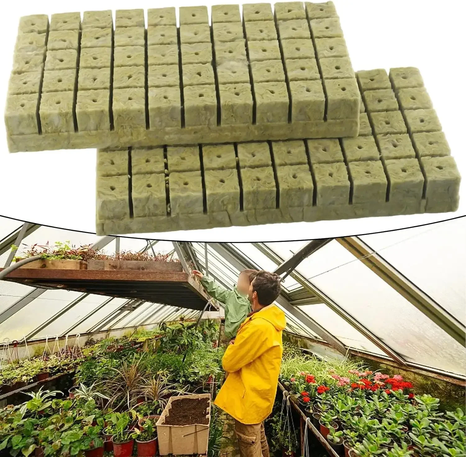 Кубики из гидропонной каменной ваты Cultilene 30*30*40 мм