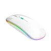 Silent 2.4G+BT (รุ่นมีไฟ) สีขาว