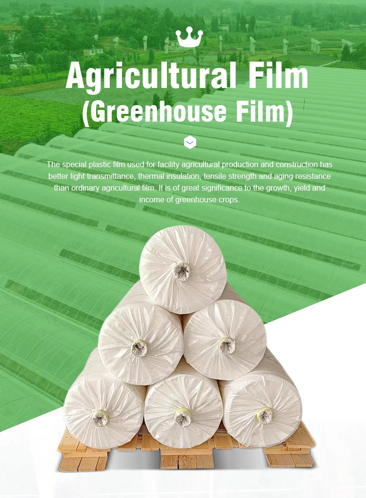 High Tensile Strength Woven Uv Polythene Greenhouse Films 200 Micron