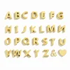 1pc alloy Gold letter+necklace