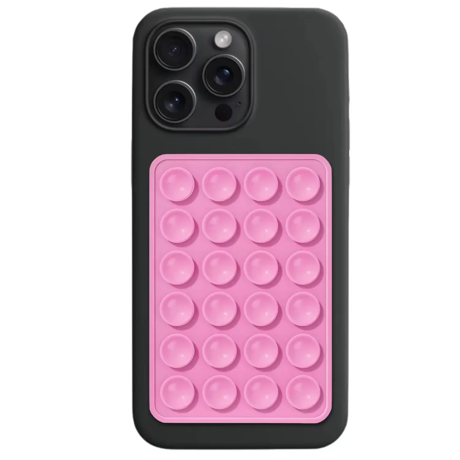 6 Ventouses Silicone Pour Téléphone Portable - Support Adhésif Antidérapant, Couleurs Variées