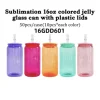 Mix Colors 16GDD601 16oz jelly glass can