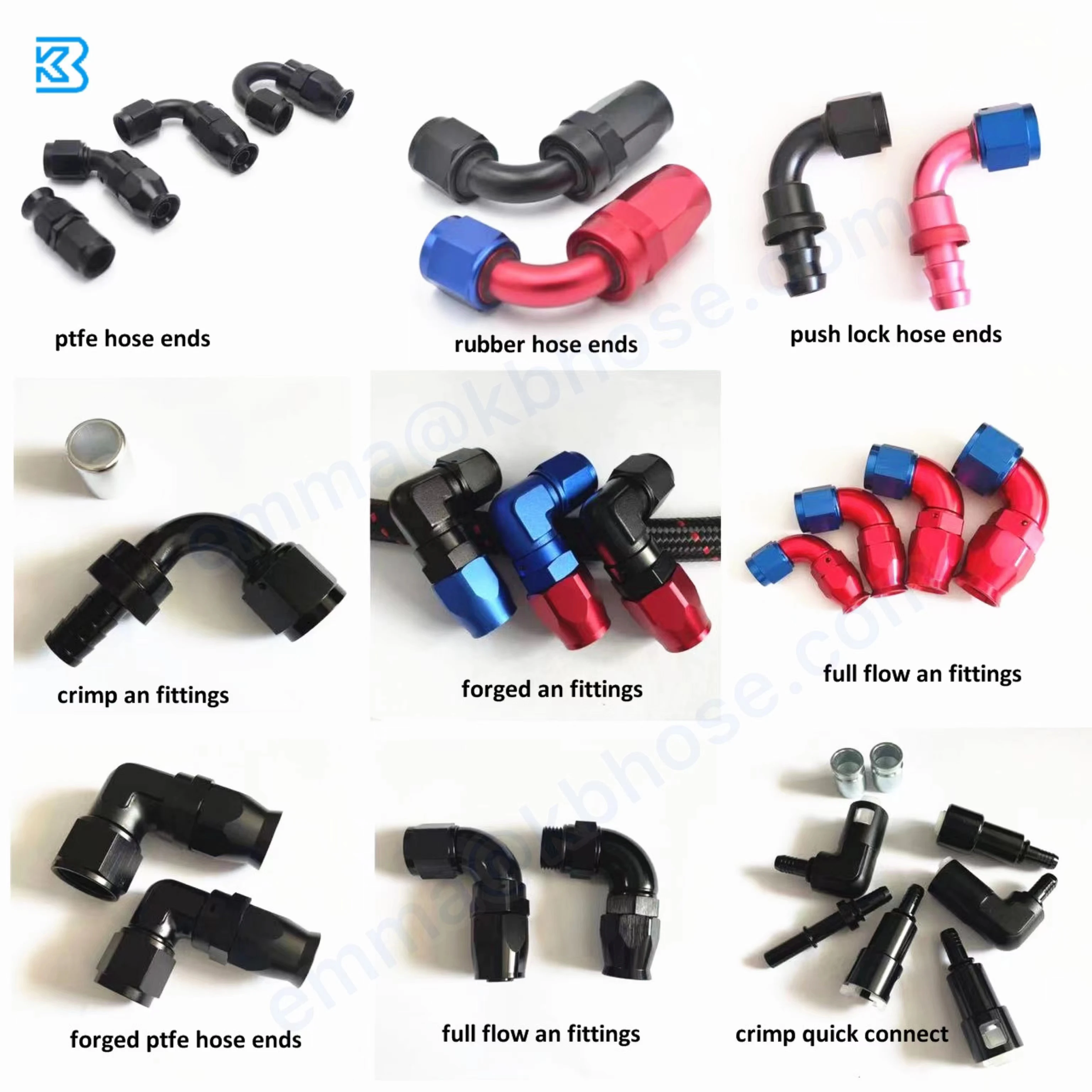 thumbnail image 2 of TT Racing PTFE Fuel Hose Kit – AN Fittings, Stainless Nylon Braided, E85 Compatible 2 of 5