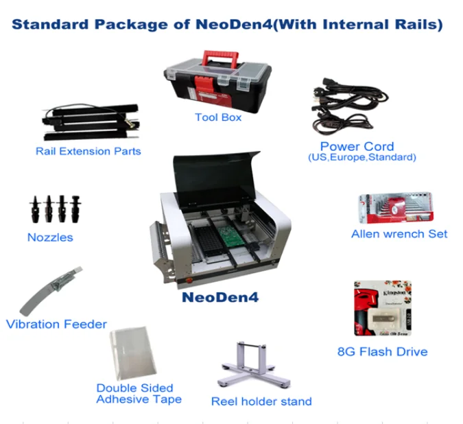 Pcb Prototype Machine Benchtop Pick And Place Machine Neoden4 With Four Pick Up Heads Buy Pcb