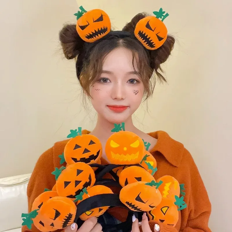 28 Fasce Per Capelli A Tema Halloween | Antiscivolo In Poliestere | Per Donne E Ragazze | Zucca, Fantasma E Nodo - 2