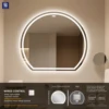 Sensor Humano + Doble Táctil + Luz de 3 Colores + Desempañado