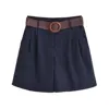 Pantaloni casual blu navy