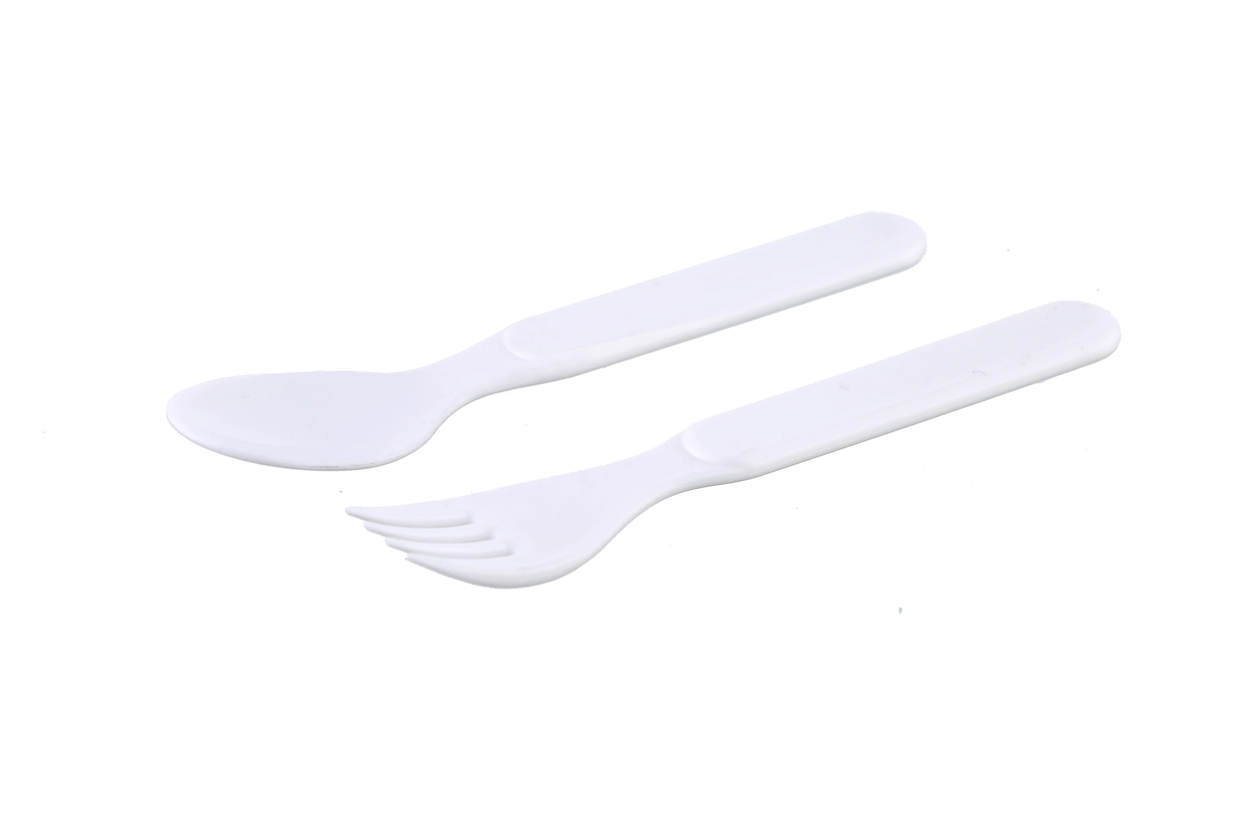 Free Sample Factory Price Baby Training Fork Spoon Bowl Set Baby Plastic Feeding Set Tableware