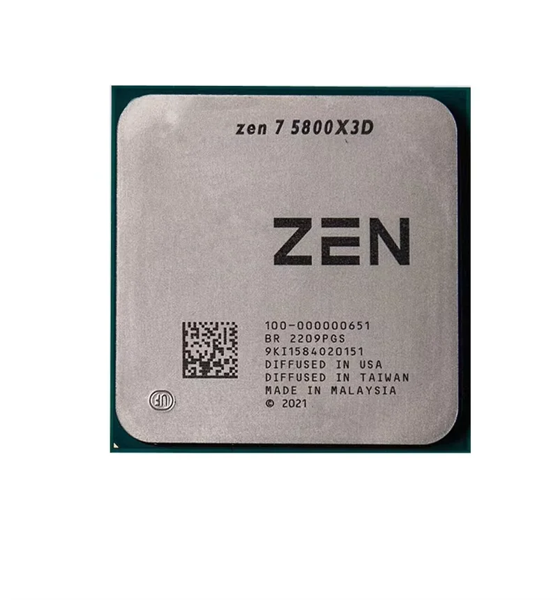 AM4 R7 5800X 3D CPU、8コア、3.4GHz、1年保証のマザーボードキット