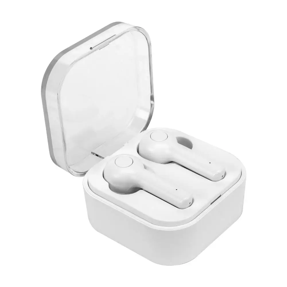 Wireless Charging TWS Mini Cube Bluetooth Wireless Transparent Auriculares Earphone Headphone