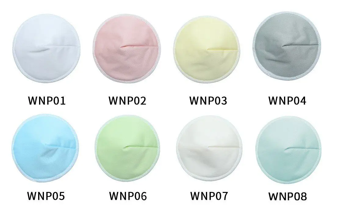 Washable Breast Pads Leak Proof Organic Bamboo Contoured Reusable