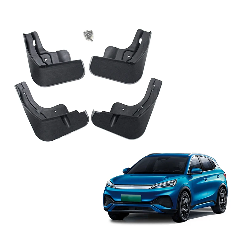 ATTO 3 Exterior Accessories New Style PP Plastic Mud Flap Car Front Rear Mud Guard Mudguards For BYD ATTO 3 Yuan Plus