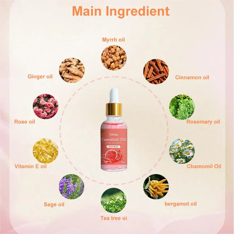 Natural Pineapple Massage Wap Private Label Wholesale Watermelon What Is the #1 Best Rated Essential Oil Yoni Oil