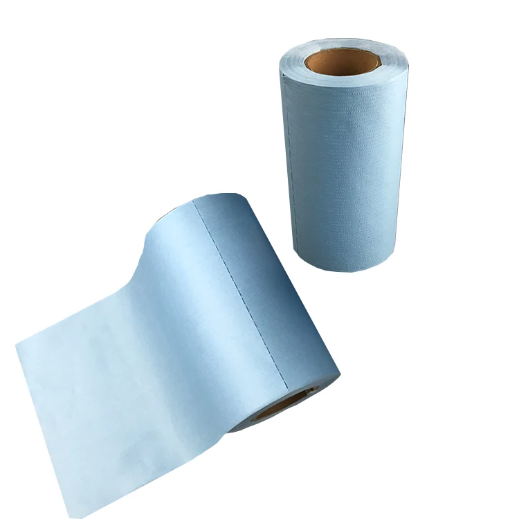 25x37cm 500pcs Blue Lint Free Electronic Industrial Dry Disposable Paper Cleaning Cleanroom Nonwoven Wipes Roll