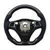 m series with holes+Carbon Fibre+blue Stitching+ blue Stripe