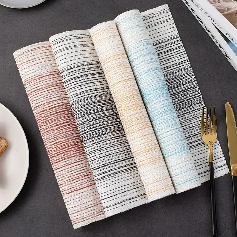 Plastic Placemat Washable Placemats Easy To Clean For Kitchen Table