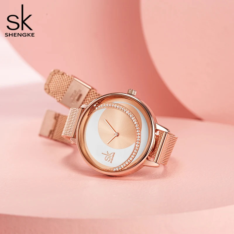 Alibaba Sk Shengke Shengke Women's Watch Set Luxury Quartz Wristwatch