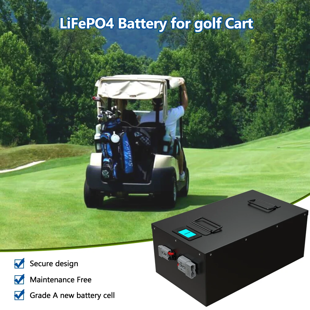 Lithium Golf Cart Battery 48v 80ah 100ah Lifepo4 Golf Cart Battery 48