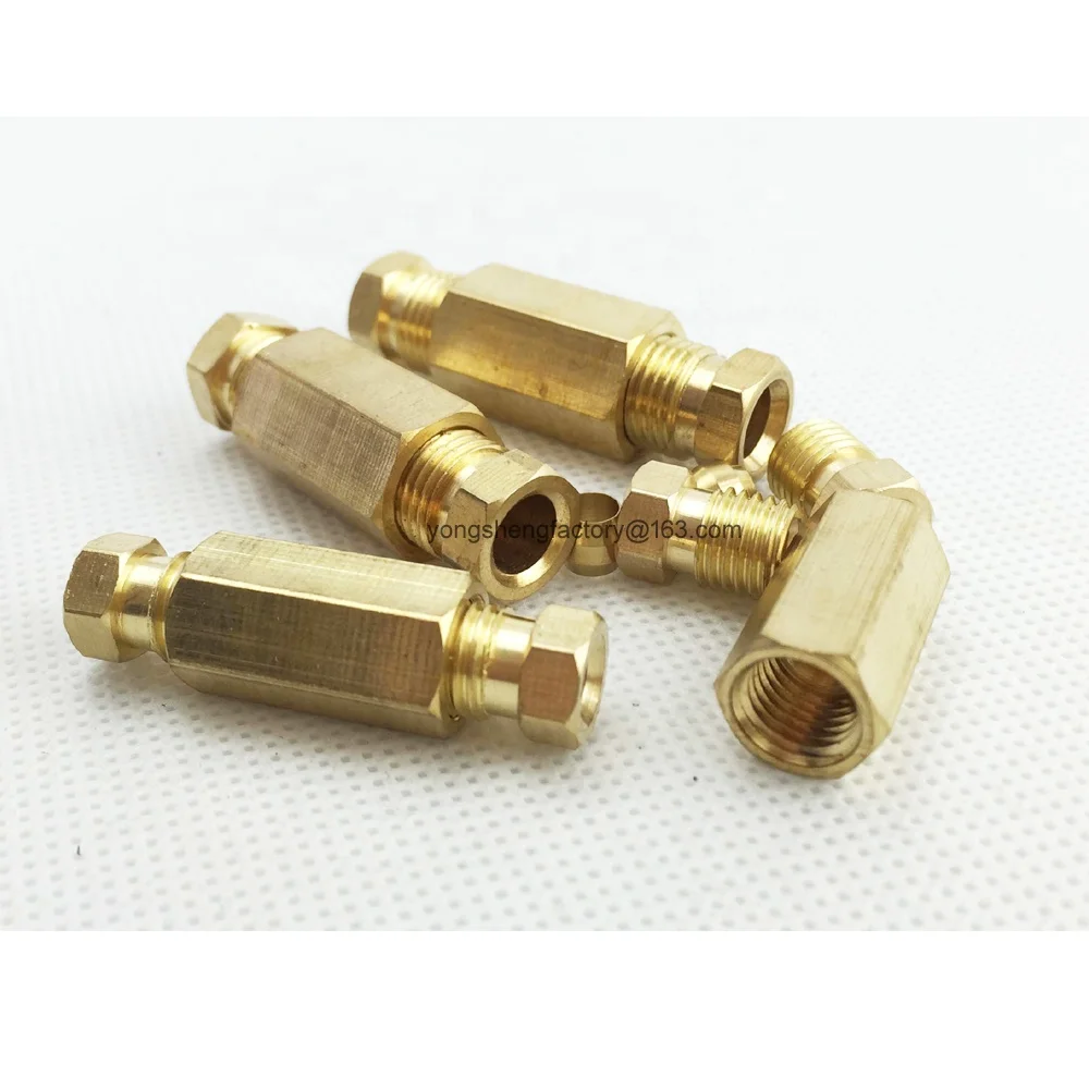 Lubrication Fitting Connector Butt Joint Coupling M8*1 M10*1 Female Thread Buy Lubrication