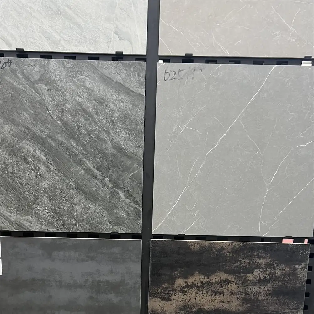 Ceramic Modern Carbon Matte Terrazzo Porcelain Tile 600x1200mm