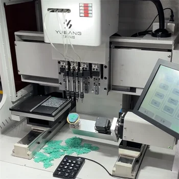 3d Automatic Stone Gem Wax Setting Machines 4 Head Single Station Jewelry Tools Equipment Wax Setting Machine
