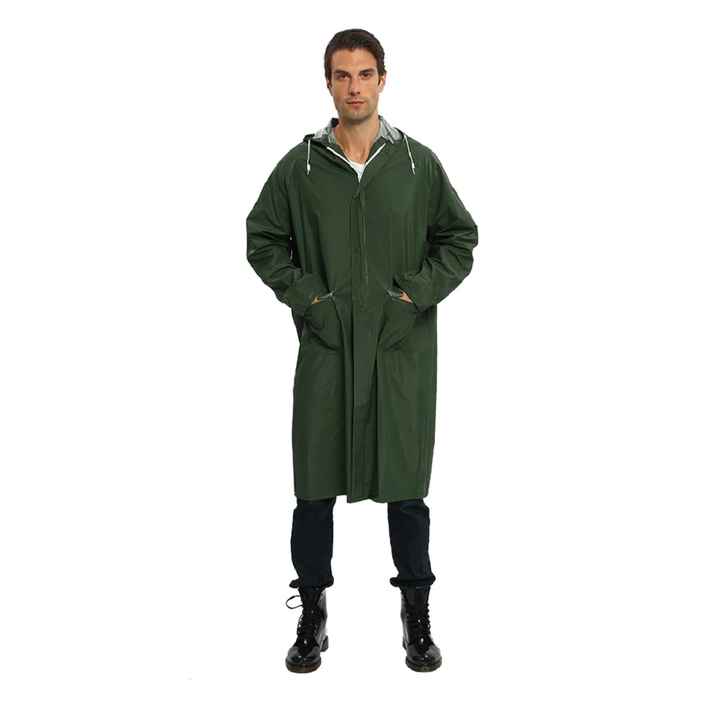 Raincoat,Hooded Fabric Raincoat