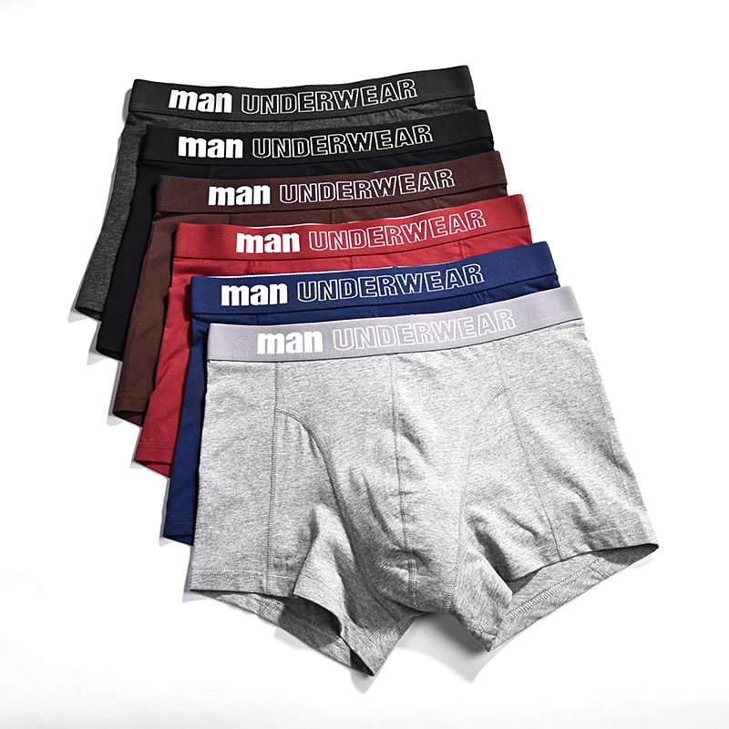 Men's Underwear Soft Comfortable Underpants Boxer Cotton Shorts Brief