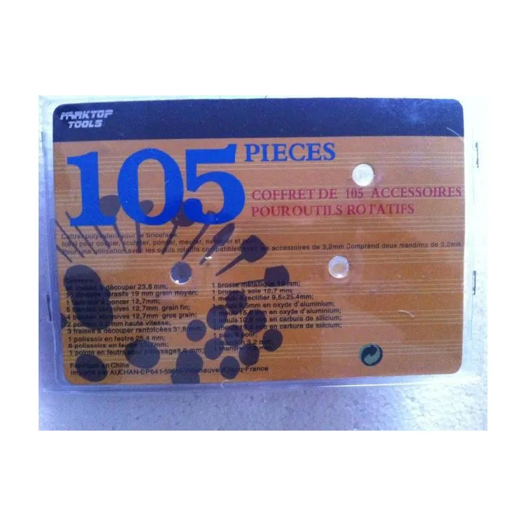 Set of 105pcs Rotary Tool Accessories Abrasive Tool Bits Diamond Wheels Sanding Cutting Discs Mini Die Grinder Drill Bits Kit