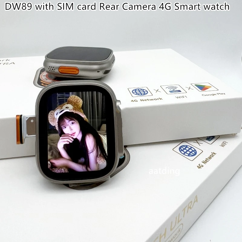 2023 New 4G Smart Watch Dw89 Dw88 Ultra Smart Watch GPS Inserted