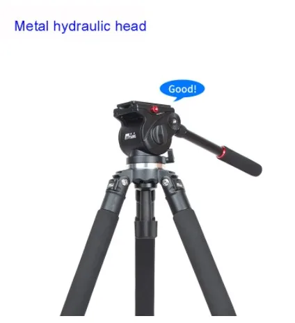 Jieyang JY0509Bアルミ製プロ三脚｜最大162cm、荷重6Kg、携帯760mm