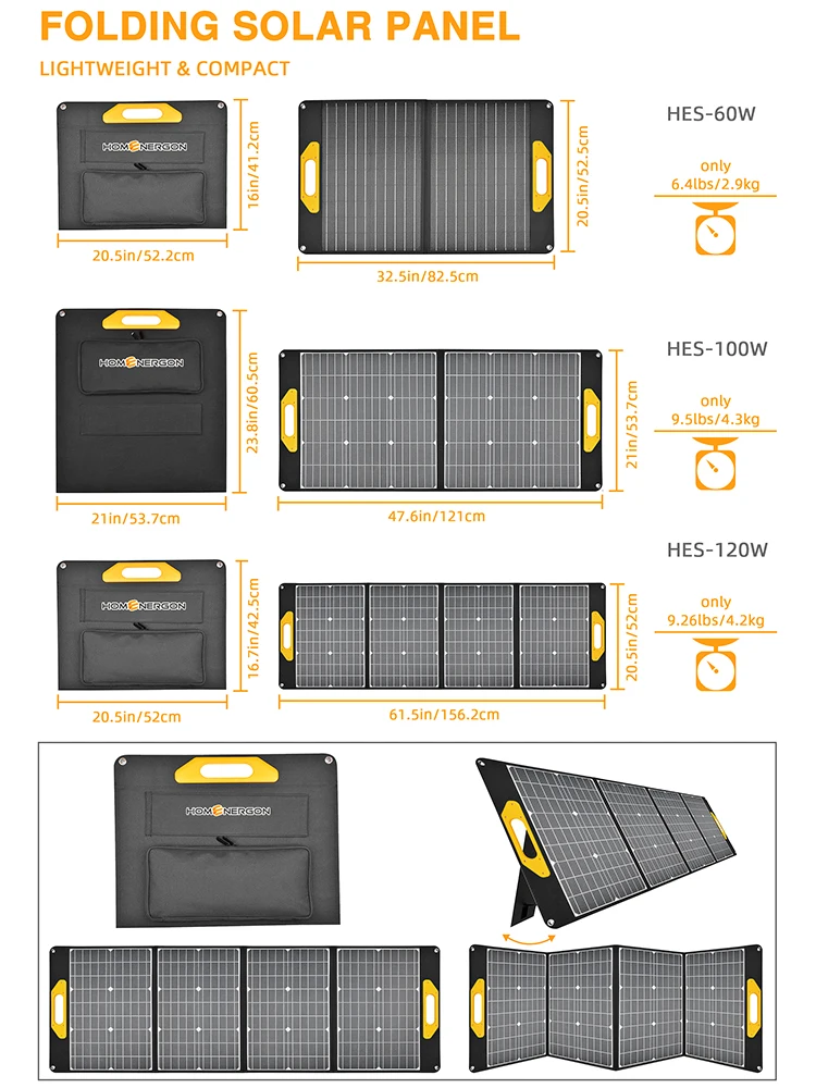 100W solar photovoltaic panel outdoor energy collection off-road vehicle tourism emergency power supply