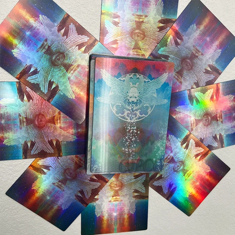 Custom 3D Lenticular Tarot Cards Holographic Oracle Cards Plastic  Affirmation Cards Box Printing