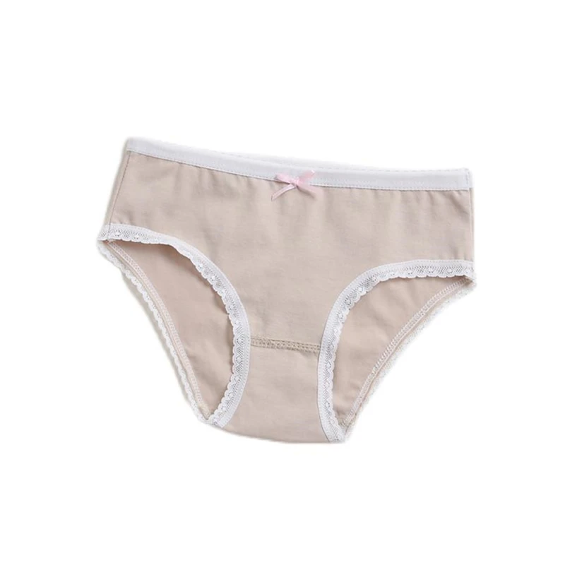 GOTS Manufacturer Hot Selling Children Underwear Kids Girls Briefs Customized Cotton Panties Underwear Kids Girls