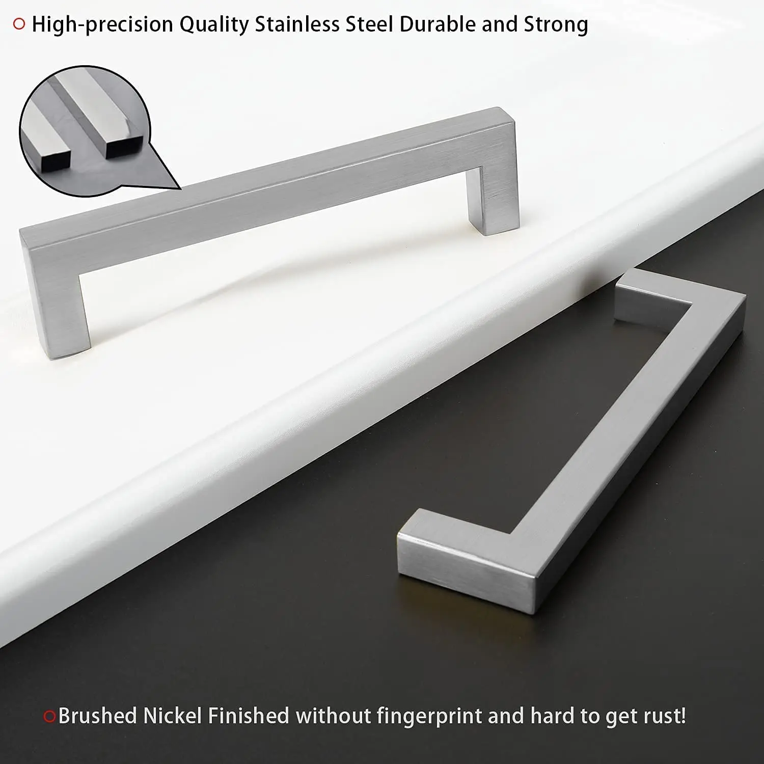 Oem Factory Furniture Hardware Modern Handle Stainless Steel Kitchen Handles Bar