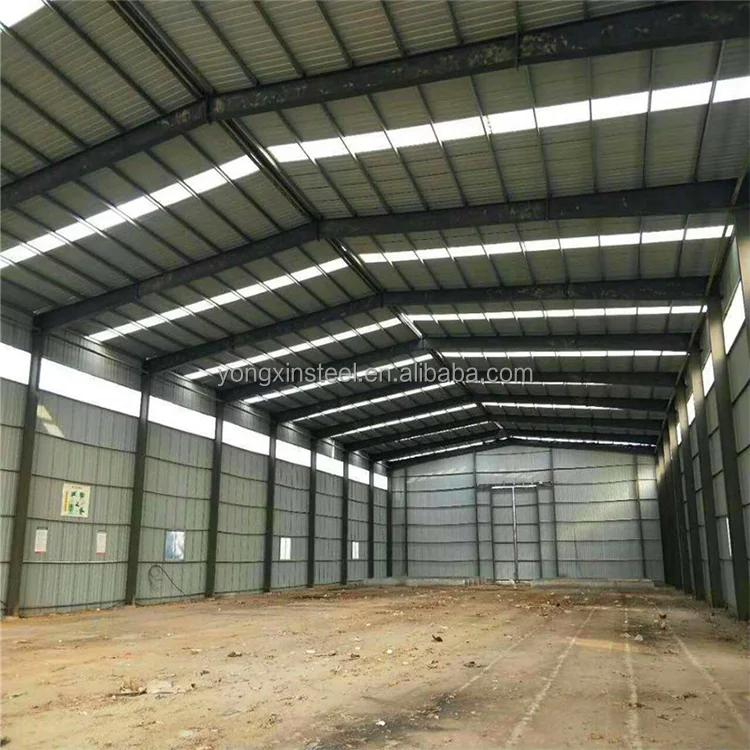 Build Steel Warehouse Engineered for High Rise and Large Span with Hurricane Proof Prefab Steel Structure Workshop