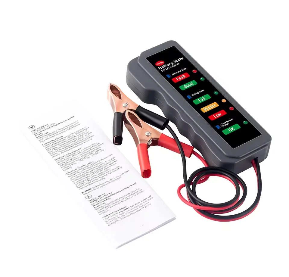 12V Car Battery Alternator Tester, 12 Volt Vehicle Alternator Test, 6 LED Light Display Indicates Condition,Charging System Analyzer – buy at low prices in the online store