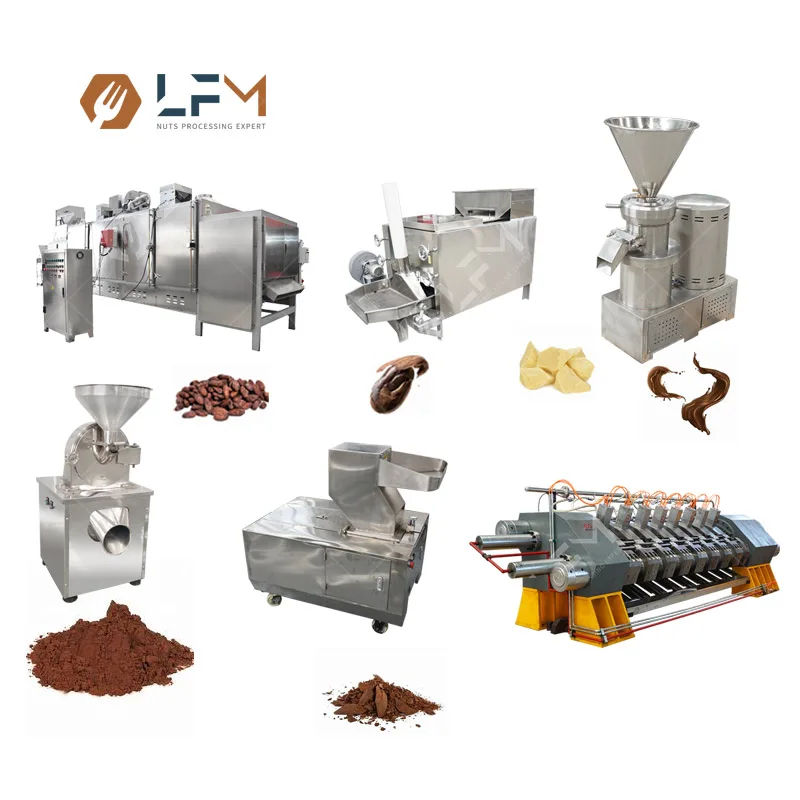 LFM Cacao Butter Making Full Processing Machinery Turkey Plant Cocoa Powder Production Machine