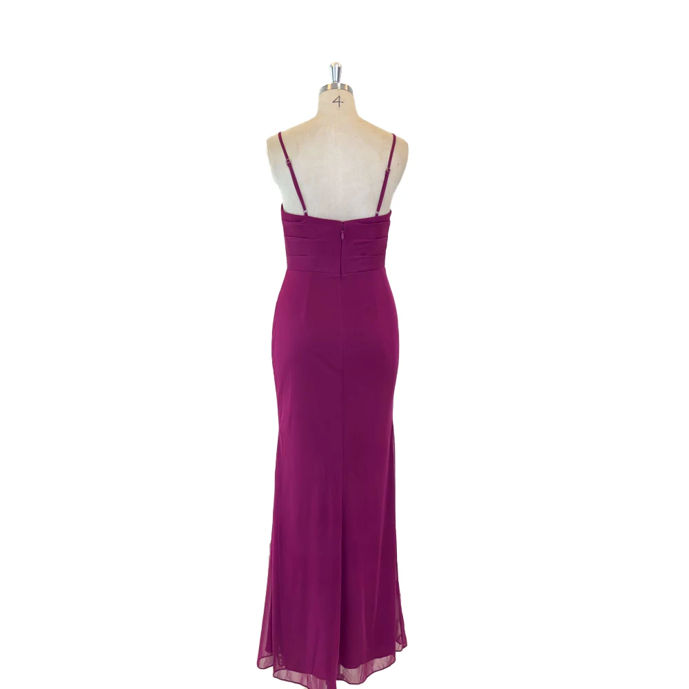 TEENYEE Leading Ladies Solid African Weddings Mermaid Bridesmaid Dress Long  Royal Purple Bridesmaid Dresses for Bridal Party| Alibaba.com